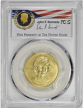 2015-W 10ドル金貨 ジャクリーン・ケネディ 　＄10 PCGS MS70(First Strike)Camelot Collection