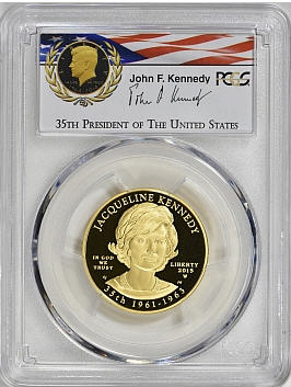 2015-W 10ドル金貨 ジャクリーン・ケネディ 　＄10 PCGS PR70DCAM(First Strike)Camelot Collection