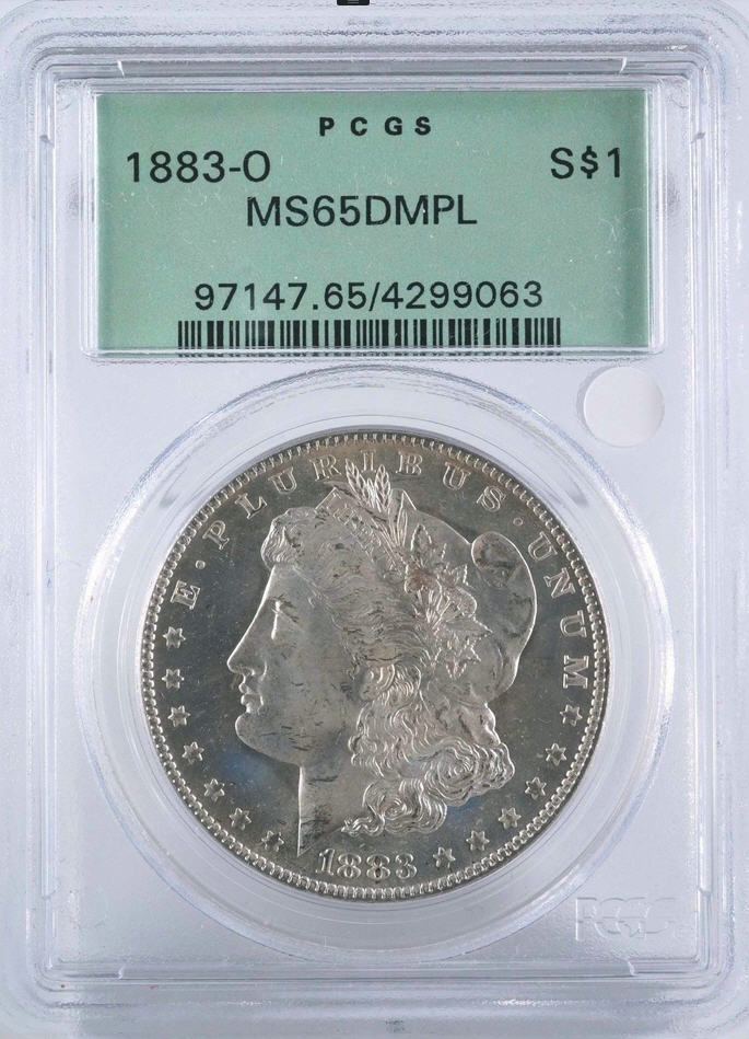 1883-O ＄1 PCGS MS65 DMPL