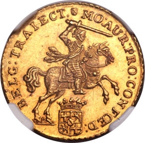 【動画あり】アンティークコイン オランダ　ユトレヒト7ギルダー1751 MS63　NGC