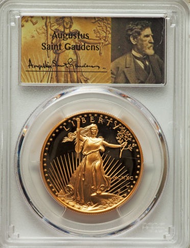 【動画あり】50ドル金貨　ゴールドイーグル　1990W GOLD EAGLE  ＄50 PCGS PR70DCAM セントゴーデンズサイン入り完全未使用　