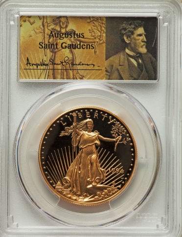 【動画あり】50ドル金貨　ゴールドイーグル　1994W GOLD EAGLE  ＄50 PCGS PR70DCAM セントゴーデンズサイン入り完全未使用　