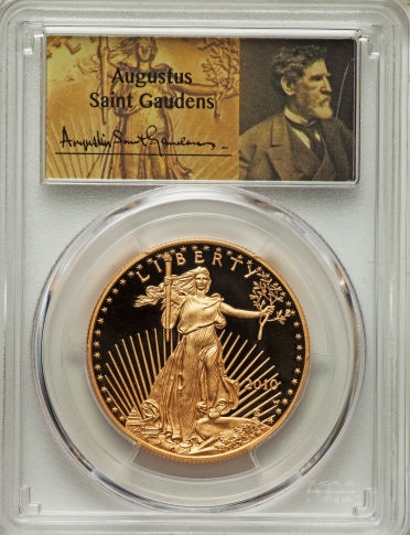 【動画あり】50ドル金貨　ゴールドイーグル　2010-W GOLD EAGLE  ＄50 PCGS PR70DCAM セントゴーデンズサイン入り完全未使用