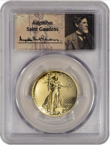 【動画あり】2009ウルトラハイリリーフ金貨　PCGS-MS70PL　AUGUSTUS SAINT GAUDENSラベル