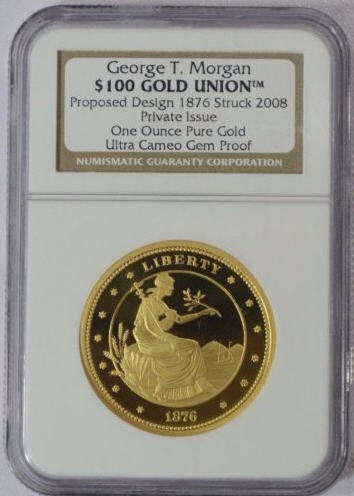 【動画あり】2008 George T. Morgan $100 Gold モルガン1オンス金貨