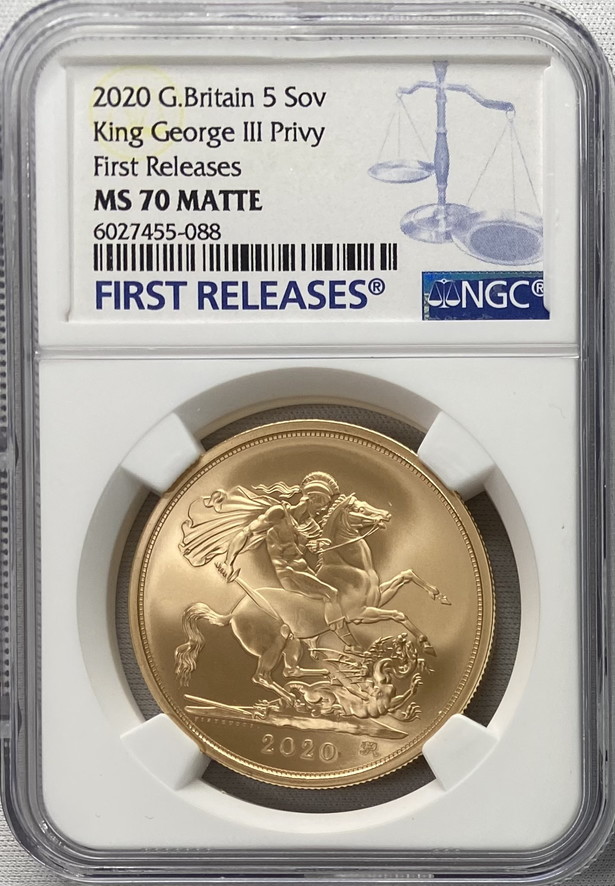 【ホロスコープ様】2020 イギリス 007 記念 硬貨 5￡ 3 コイン グレートブリテン 2020年 ジョージ三世 プリビー エリザベス2世