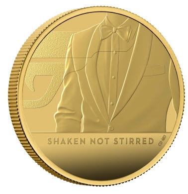 【動画あり】グレートブリテン2020年エリザベスII世1オンス100ポンドプルーフShaken Not Stirred純金金貨ジェームズボンド3rd-007箱付き2
