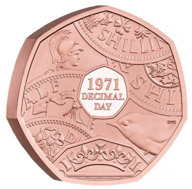 グレートブリテン2021年50ペンスプルーフピエフォー金貨オリジナル箱付き