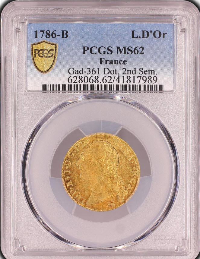 ルイ16世 ジェトン銀貨 NGC鑑定済み AU53 アンティーク ルイ16世 ジェトン銀貨 NGC鑑定済み AU53 アンティークコイン