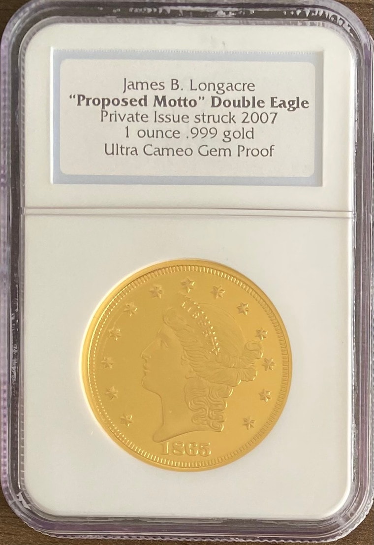 【動画あり】2007年ダブルイーグル1865年モチーフ$20金貨パターンプルーフ NGC GEM PROOF ULTRA CAMEO