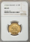 【レア度2-R2】フランス 1732-D年 ルイ15世 ルイドール金貨 NGC-MS65|フランス|アンティークコイン　欧州 英国・フランス・ドイツその他