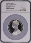グレートブリテン 2021年 ニューゴシッククラウン ポートレイト 5オンス 10ポンド銀貨 NGC-PF70UCAM オリジナル箱付き
