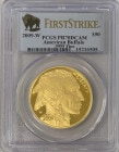 【動画あり】2009年 50ドルバッファロー金貨 1オンス PCGS-PR70 DCAM ファーストストライク16391723