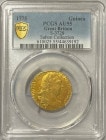 【動画あり】グレートブリテン 1775年 ジョージ3世 1ギニー金貨 PCGS-AU55 Mark and Lottie Salton Collection
