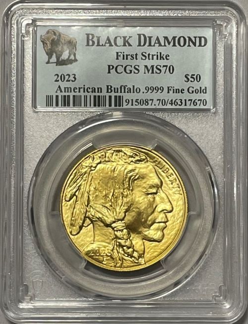 2023 バッファロー金貨 50ドル 1オンス PCGS-MS70 ファースト