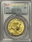 2023 バッファロー金貨 50ドル 1オンス PCGS-MS70 ファーストデイオブイシュー