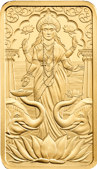 グレートブリテン 富と繁栄の女神ラクシュミー 20g純金地金7