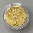 予約商品【トライアル・ピース】NGC鑑定 モダンコイン 2024年 グレートブリテン 神話と伝説シリーズベオウルフとグレンデル 1オンス 100ポンド ブリオン金貨 箱付き