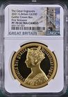 【動画あり】グレートブリテン 2021年 ニューゴシッククラウン 2オンス 200ポンドプルーフ金貨 NGC-PF70UCAM ファーストリリース