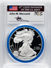 【ジョン・マーカンティ サイン入り】ファースト・デイ・オブ・イシュー アメリカ 1ドル シルバーイーグル銀貨 コングラチュレーション・セット 2019-W年 ワシントンDC PCGS PR70-DCA