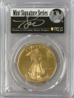 アメリカ50ドル金貨 ゴールドイーグル 1990-W年 $50 PCGS-PR70DCAM クリーブランドサイン入り