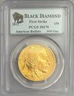 2012 バッファロー金貨 50ドル 1オンス PCGS-MS70 ファーストストライク ブラックダイアモンド