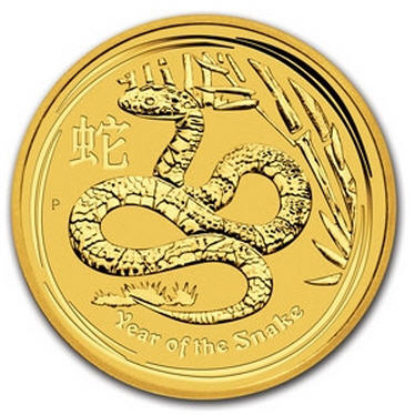 2013 オーストラリア　10オンス　1000ドル金貨　蛇年　未使用　