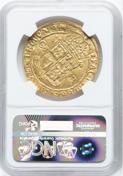【動画あり】アンティークコイン スコットランド 1625-34年 チャールズ1世 ユナイト金貨 NGC-AU50