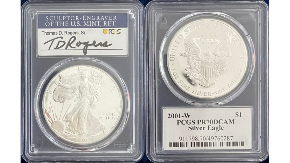 1988-D $1 Olympic (Regular Strike) Modern Silver and Clad