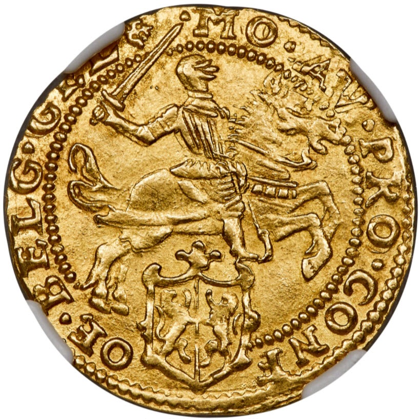 動画あり】オランダ 1614年 ヘルダーラント 1/2キャバリエ・ドール金貨