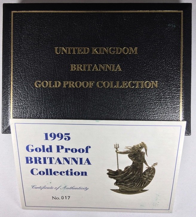 プルーフ金貨【4枚セット】 グレートブリテン 1995 ブリタニア100・50・25・10ポンドプルーフ金貨