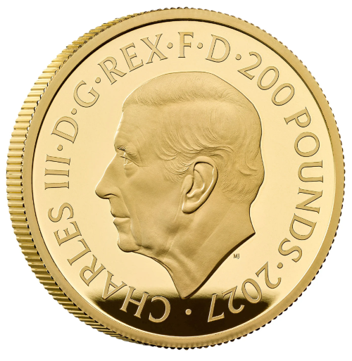 グレートブリテン ロイヤル・テューダービースト コンプリーター 2027年 2オンスプルーフ金貨 プリヴィーマーク付き NGC鑑定 箱付き