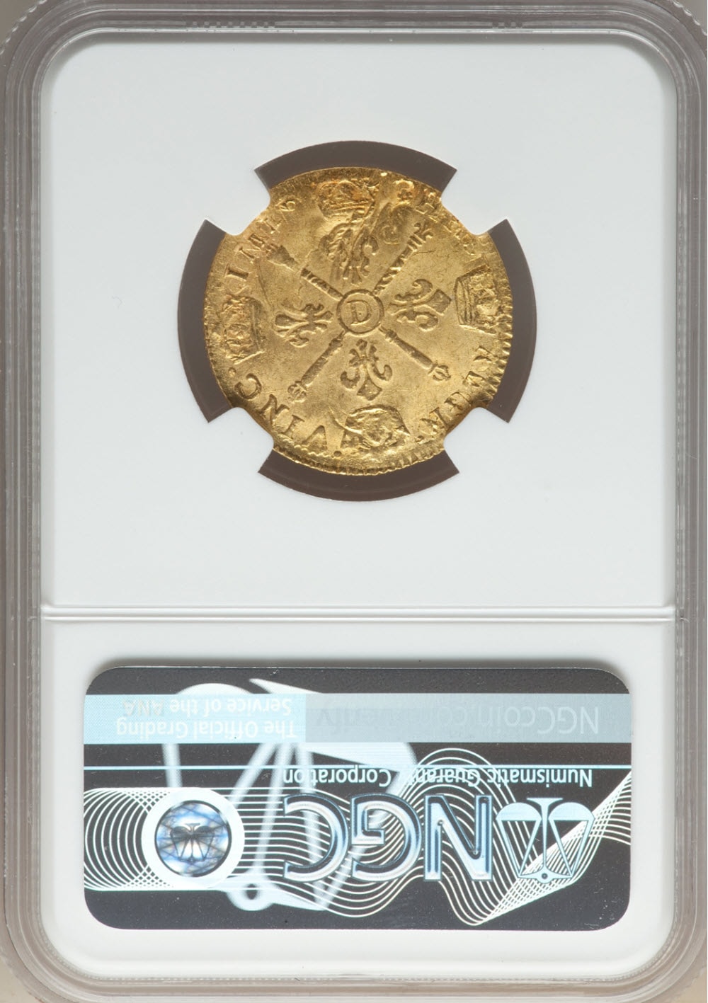 フランス 1704年 ルイ14世 ルイドール金貨 1704 MS63 NGC
