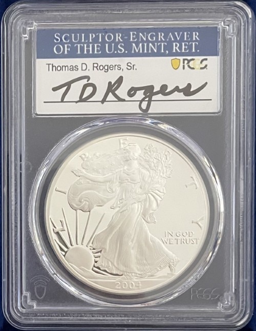 トーマス・D・ロジャーズ サイン入り】アメリカ 1ドル シルバー