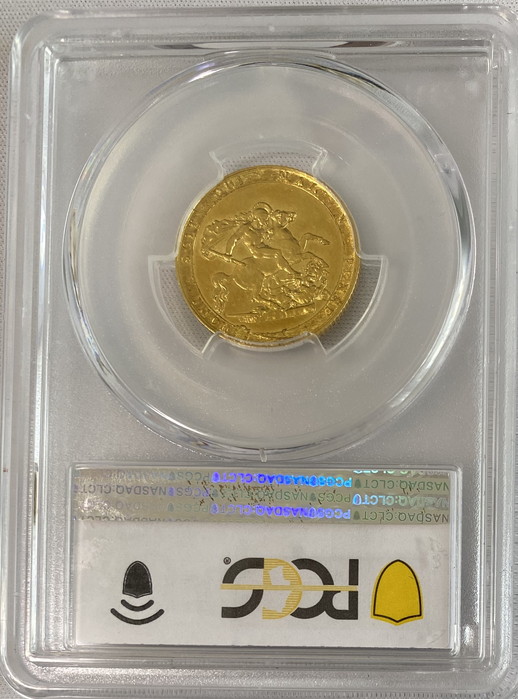 動画あり】グレートブリテン ジョージ3世1820年ソブリン金貨 AU58-PCGS