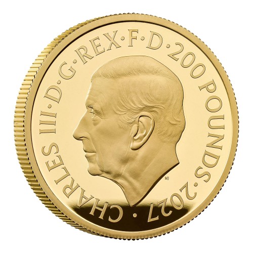 グレートブリテン ロイヤル・テューダービースト コンプリーター 2027年 2オンスプルーフ金貨 通常版 NGC鑑定 箱付き