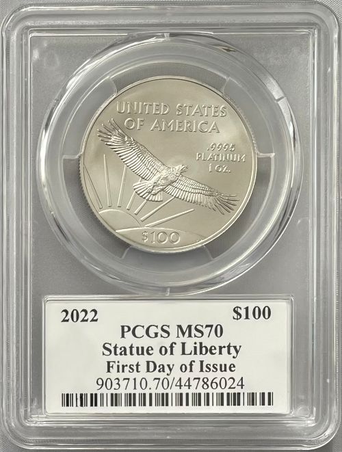 プラチナイーグル 100ドル 1オンス2022 ＄100 Platinum Eagle