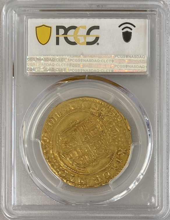 グレートブリテン チャールズ1世(1627-28) ゴールド・ユナイト金貨 PCGS-AU55