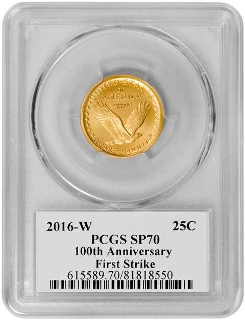 とし★ＵＳＡ金貨純金★マーキュリーダイム発行100年記念　1／10　ＯＺ アメリカ 2016年 10セント マーキュリーダイム 発行100年記念
