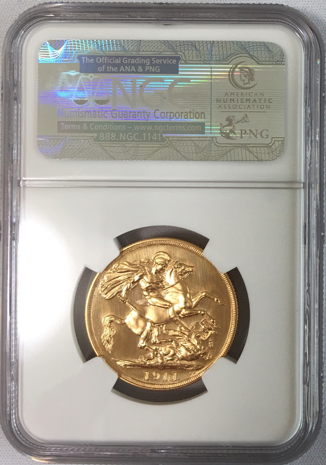 動画あり】アンティークコイン グレートブリテン 1911年ジョージ5世2