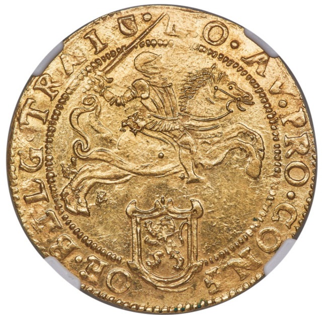 オランダ 1618年 ユトレヒト キャバリエ・ドール金貨 NGC MS63