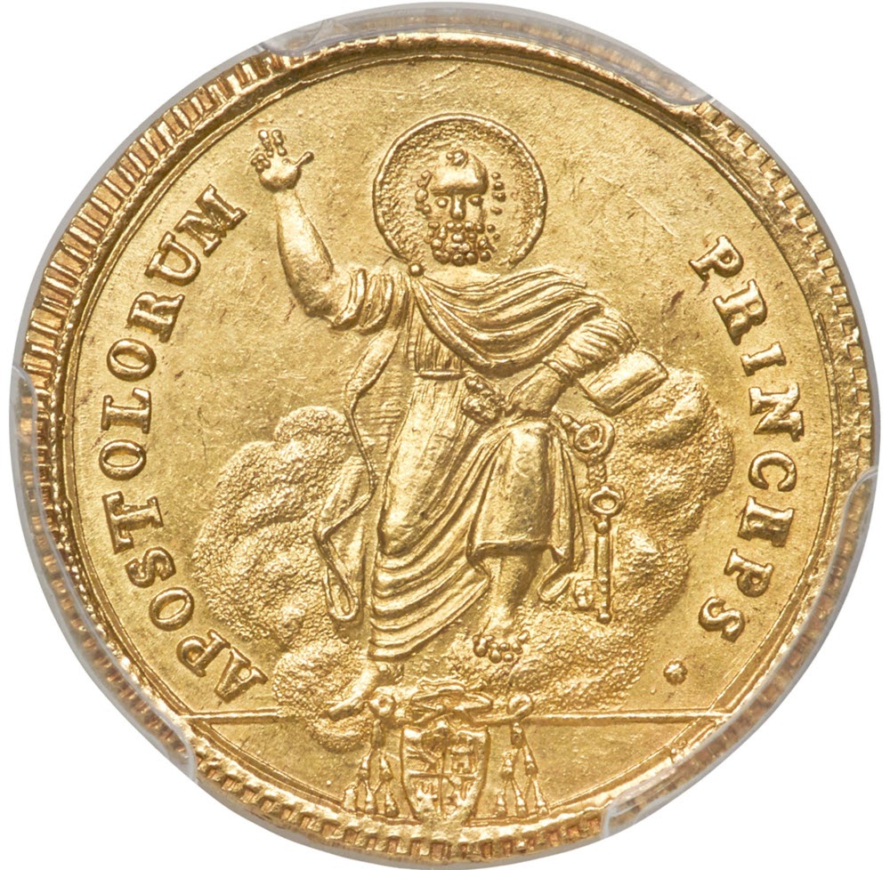 動画あり】イタリア ローマ教皇ピウス7世 ゴールド・ドッピア