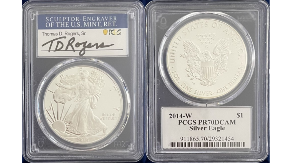 2014年 アメリカ シルバーイーグル 1oz 純銀コイン 【公式通販】