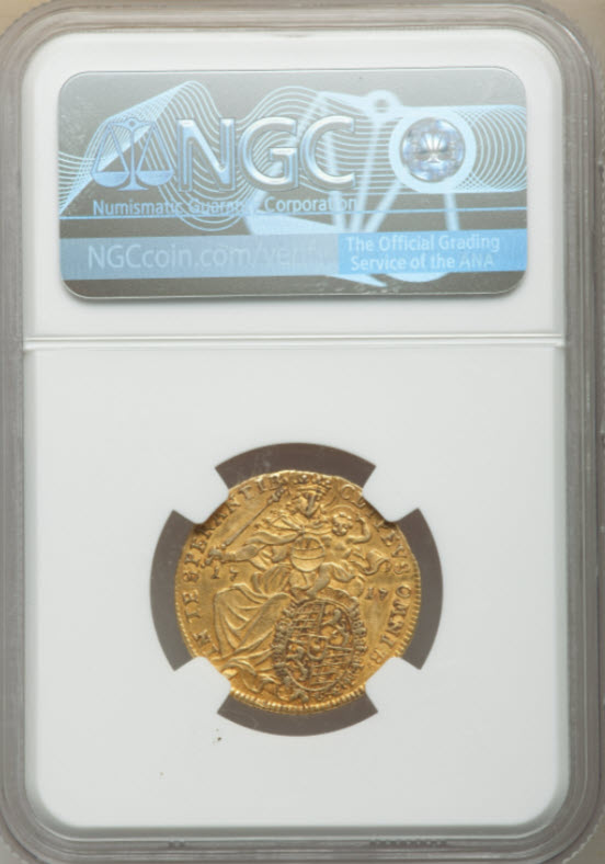 【動画あり】ドイツ 1717年 マクシミリアン2世 マクシミリアンドール NGC-AU55