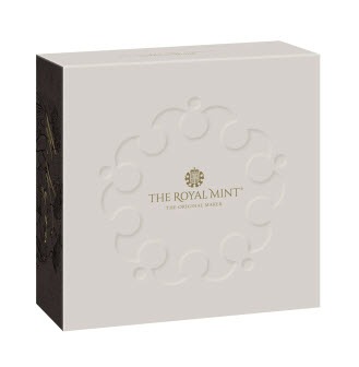 グレートブリテン年スリーグレーセス5オンス500ポンド金貨オリジナル箱付き