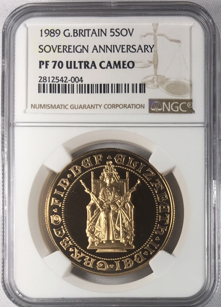 イギリス GREAT BRITAINエリザベス2世 1ポンド銀貨 王室紋章