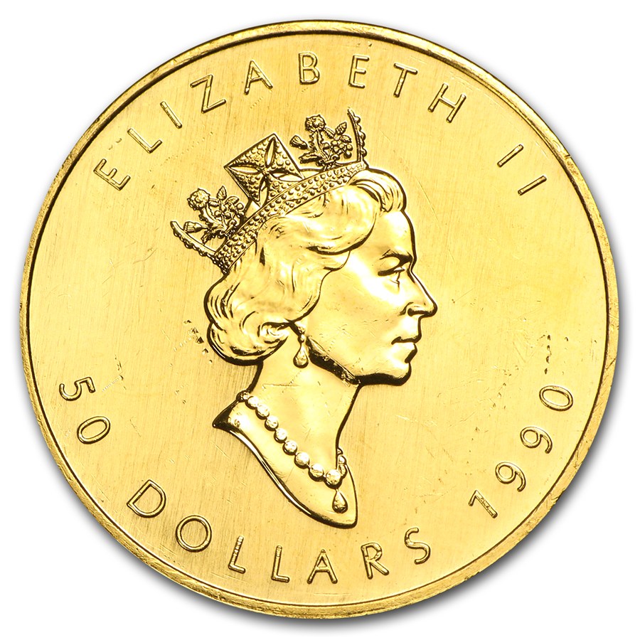 メイプルリーフ金貨（メイプルリーフ金貨） 楽天市場】【中古A/美品】 24金 メイプルリーフ 金貨 1/4オンス