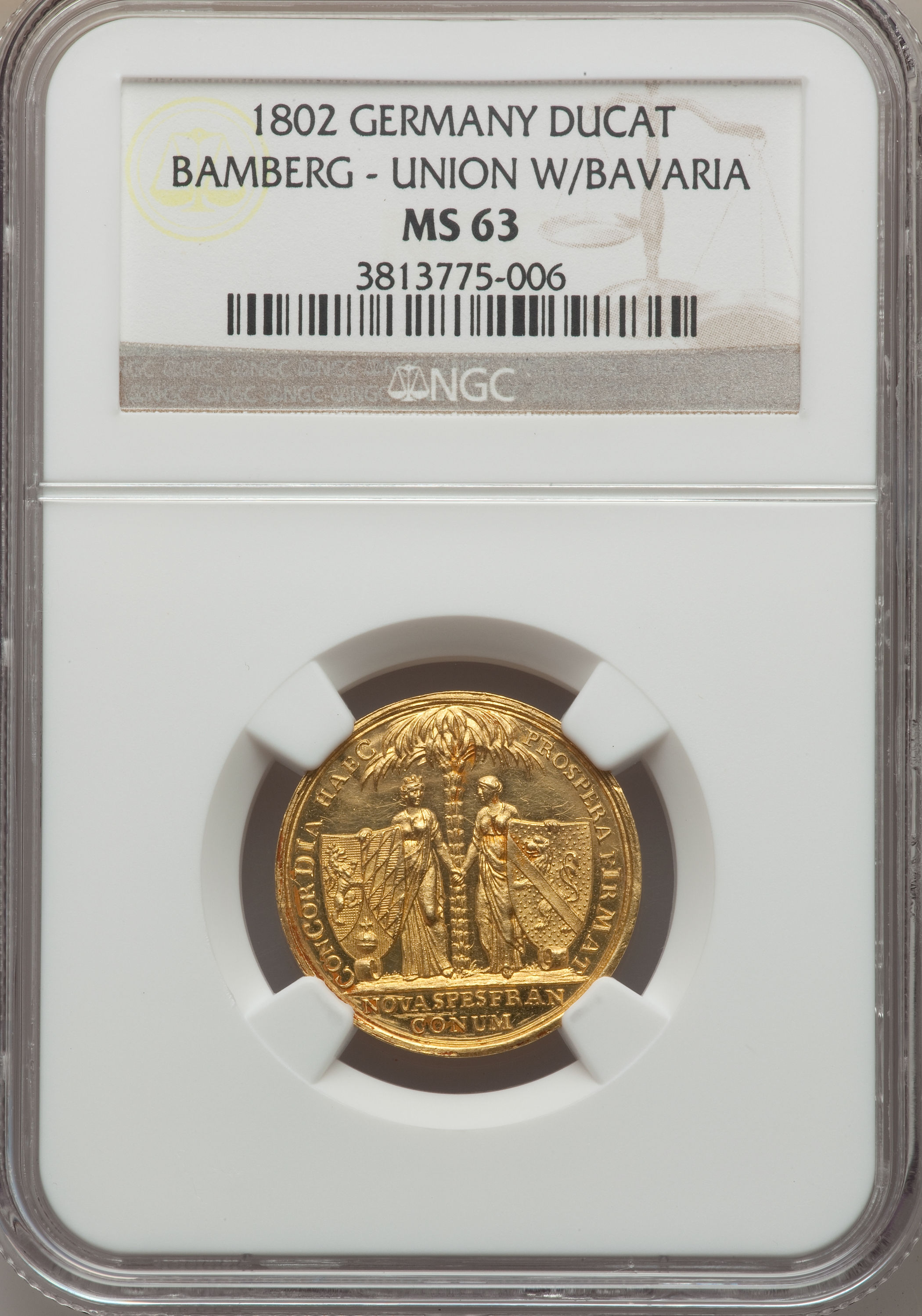 動画あり】アンティークコイン ドイツ金貨 Bamberg. Christoph Franz von Buseck Ducat 1802 MS63  NGC | アンティークコイン 欧州 英国・フランス・ドイツその他 | | アンティークコイン金貨専門のゴールドコイン,