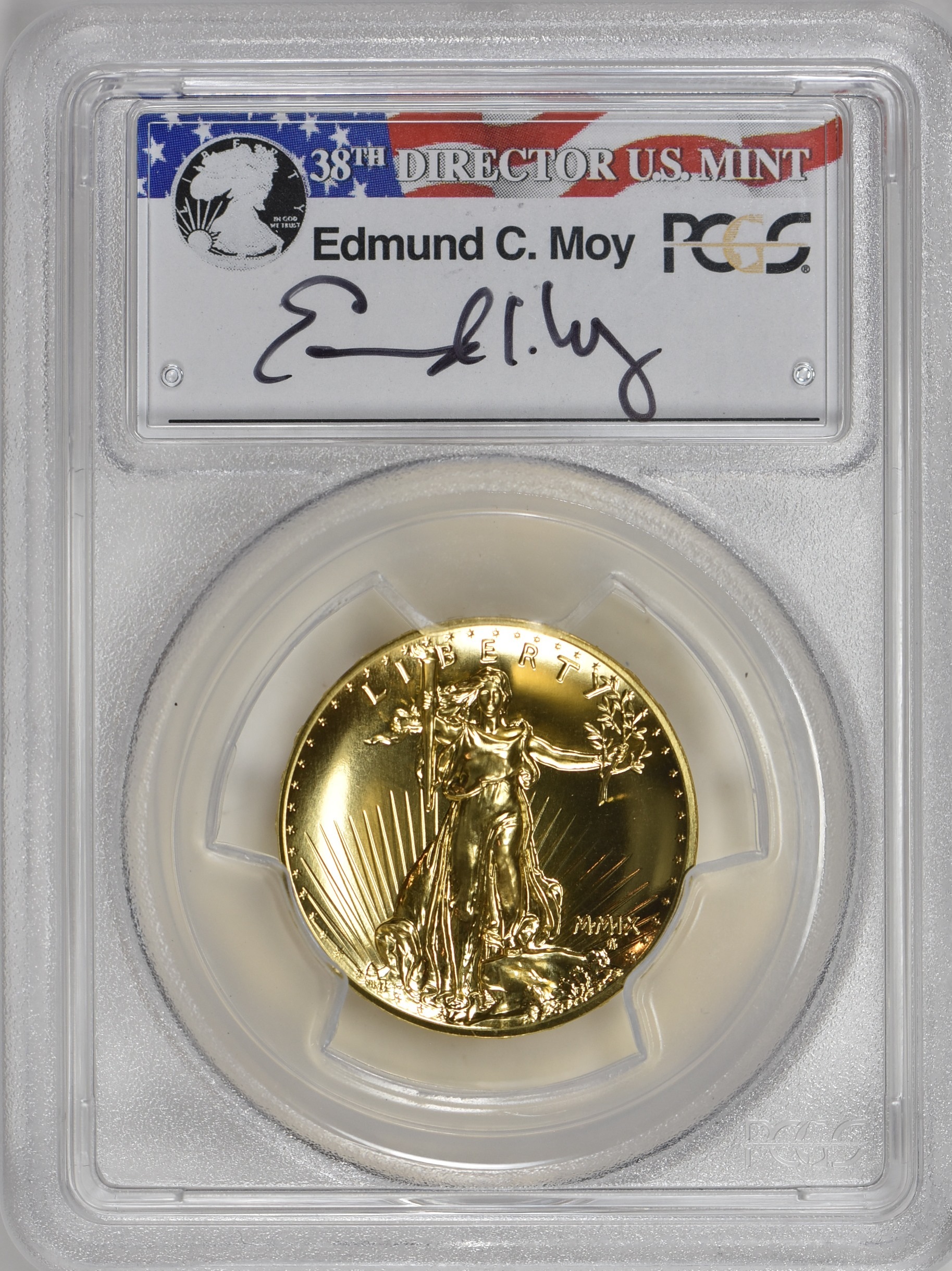 動画あり 初登場 09ウルトラハイリリーフ金貨 Pcgs Ms70plファーストストライク モイサイン入り