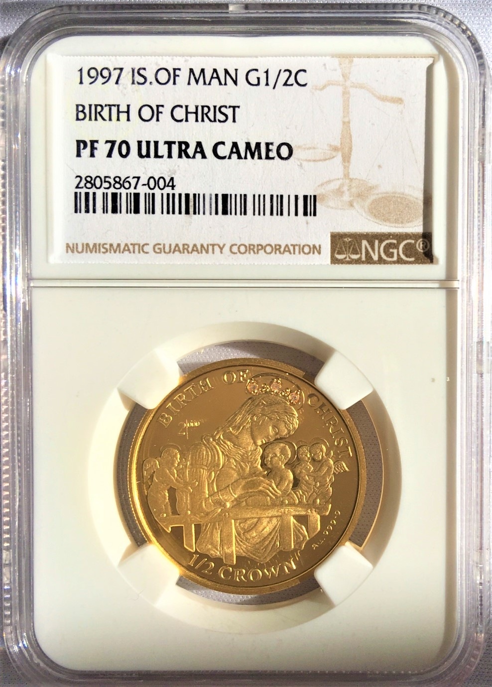2015 マン島エリザベス女王在位最長記念プルーフ銀貨 NGC PF70UC② 2015 マン島エリザベス女王在位最長記念プルーフ銀貨 NGC